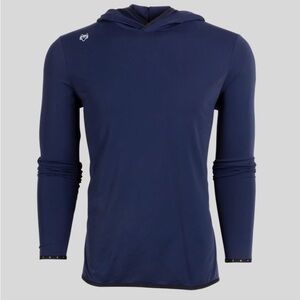 Greyson Navy Blue Hooded Long Sleeve